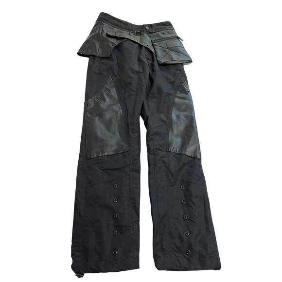 Darkers Wavs Dolls Kill Reverb Windbreaker Cargo Pants in Black - Picture 1 of 6